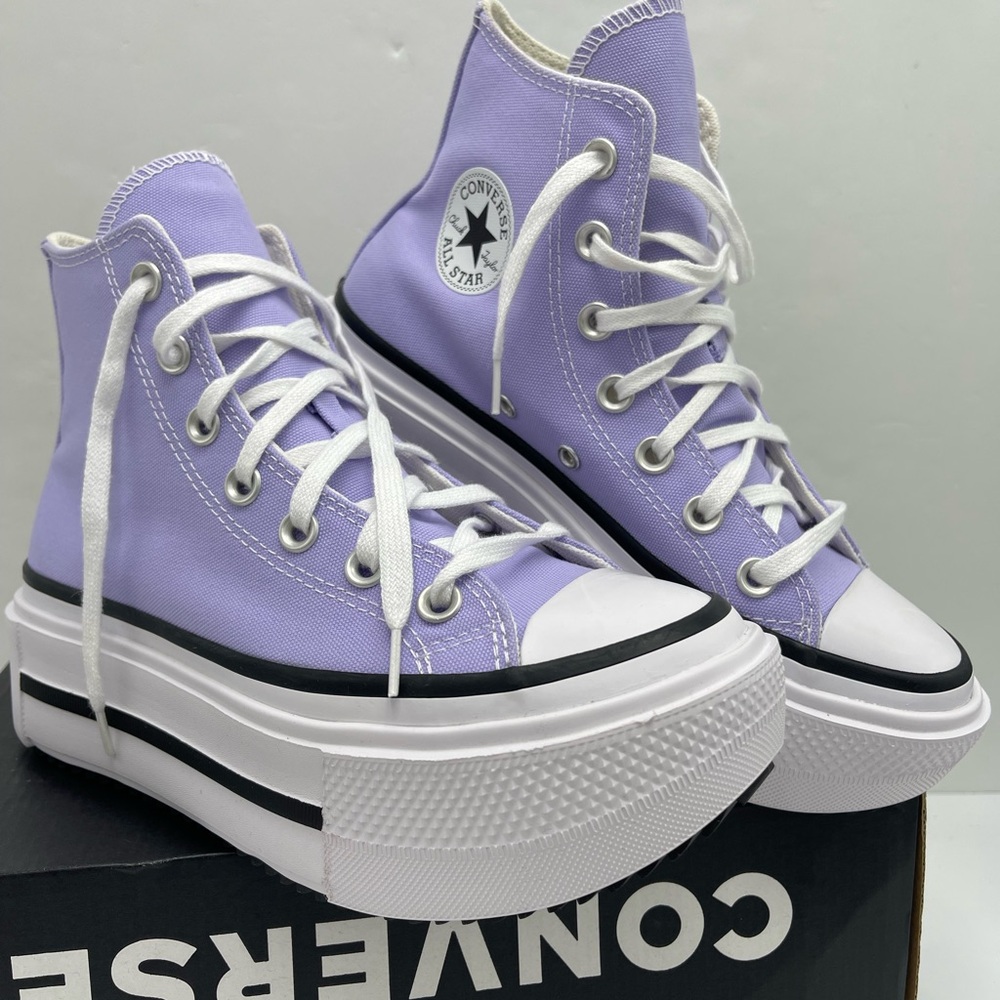 Converse WMNS Platform Sneakers High-Tops
CTAS LIFT DOUBLE STACK HI VIOLET HEAT/ - Picture 2 of 16